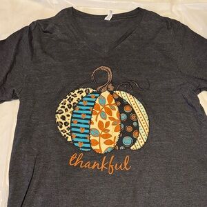 Bella Canvas Gray Thankful Tee